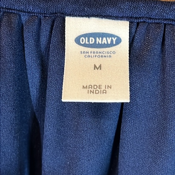 Old Navy Dress Medium Floral Boho Long Sleeve Women’s Gauzy Flowy - Picture 3 of 12